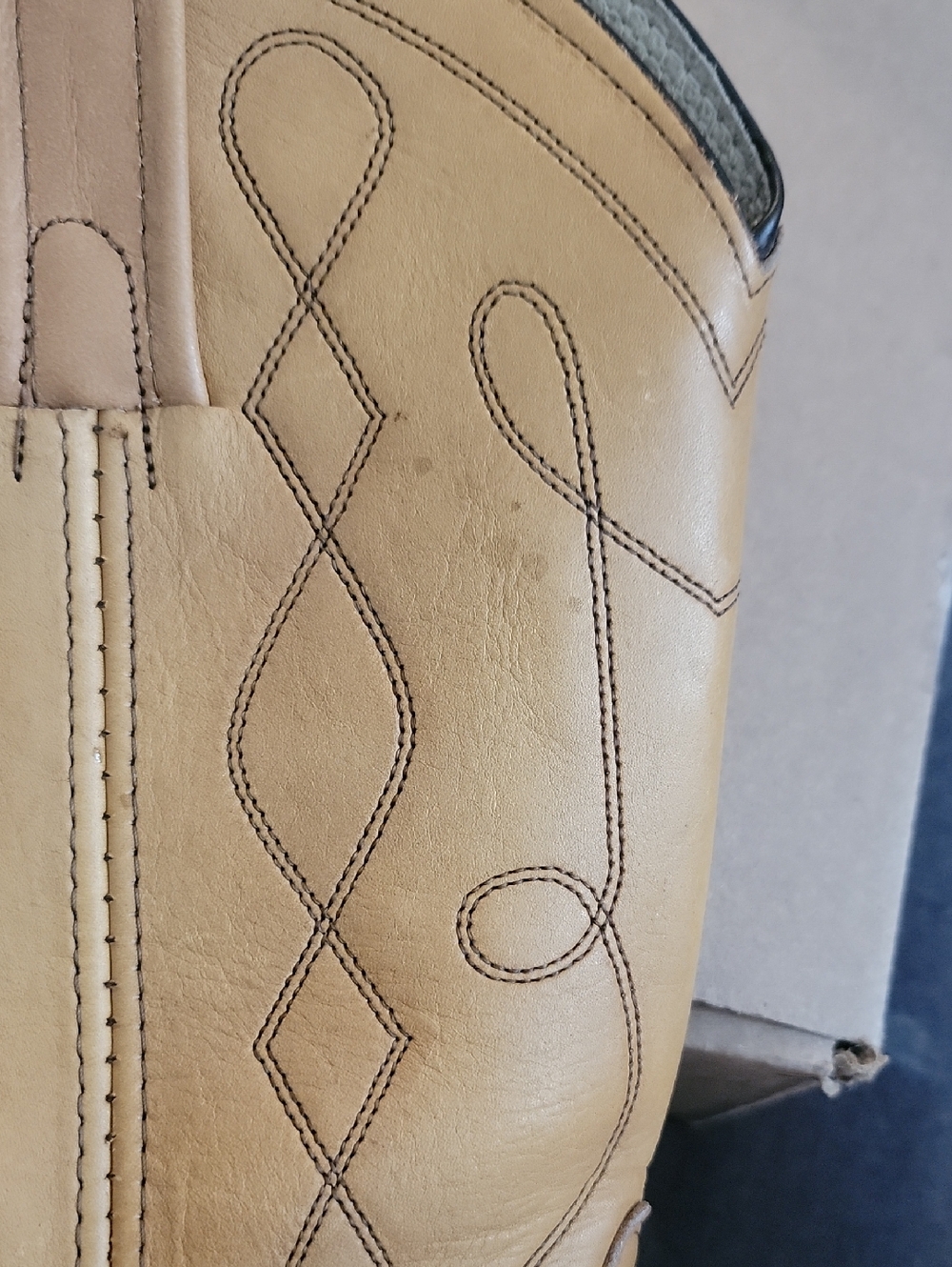 Vuntsge Frye Tan Leather Western Boots - Picture 4 of 6